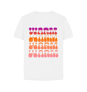 White WARM Womens T Shirt 002
