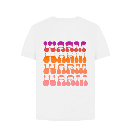 White WARM Womens T Shirt 002
