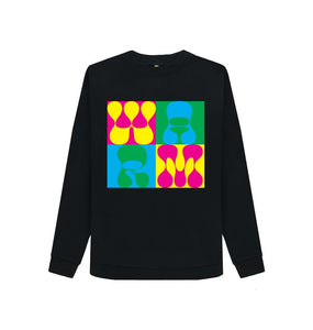 Black WARM Womens Sweatshirt 003